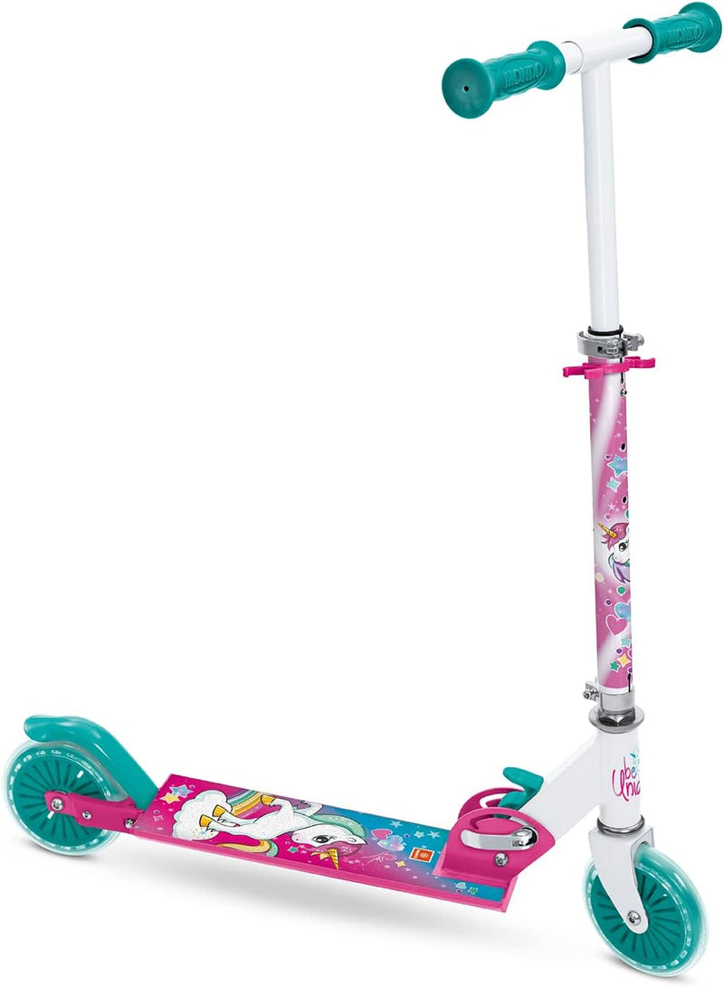 Patinete Aluminio Plegable Unicornio 2 Ruedas MONDO-28693