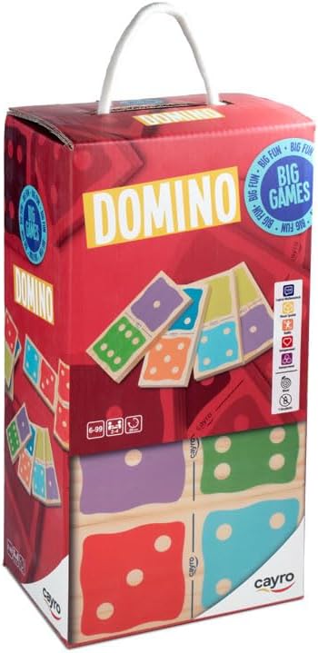 Dominó Cayro Gigante de Madera - Fichas Naturales de Tamaño Espectacular (1050)