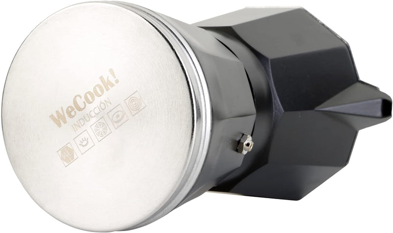 Cafetera Italiana WeCook Luccia 12 Tazas - Aluminio Inducción - Ref. 30112