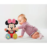 Detalle del peluche Baby Minnie Clementoni Disney Baby 55325