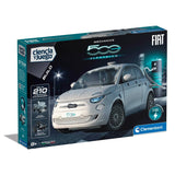 Kit Fiat 500 eléctrico para construir Clementoni 55505, caja