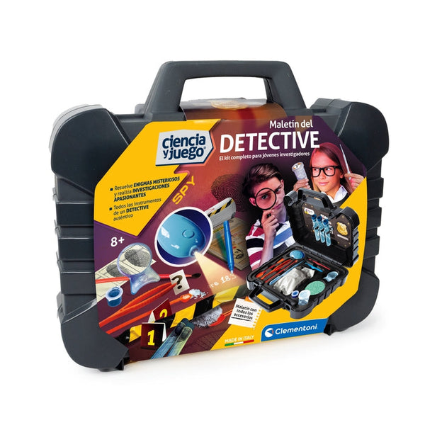 Maletín de detective Clementoni 55566, caja