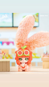 Cup Rabbits Fruit Milk figura pomelo naranja, art toy Awake Toys