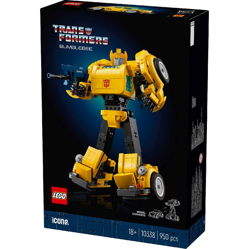 LEGO Icons Bumblebee Transformers 10338 - Set de Construcción Premium
