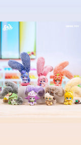 Cup Rabbits Fruit Milk colección completa 7 figuras blind box Awake Toys