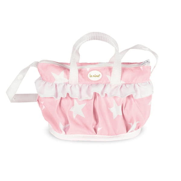 Bolsa pequeña Carlota La Nina rosa con estrellas