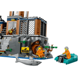 Túnel de huida y tiburón del set LEGO City Isla Prisión 60419