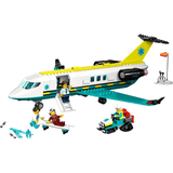 LEGO City Ambulancia Aérea de Emergencia 60465 con la motonieve y las 4 minifiguras