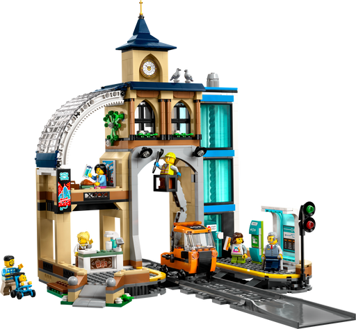 Caja del set LEGO City Estación Central de Ferrocarril 60469 con 752 piezas