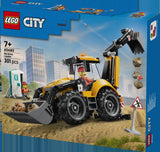 LEGO City Great Vehicles 60480 Cargadora Retroexcavadora Amarilla - caja lateral con detalles del set