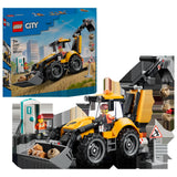 LEGO City Great Vehicles 60480 Cargadora Retroexcavadora Amarilla - display: caja + producto montado