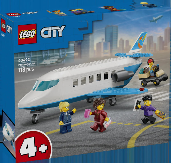 LEGO City Great Vehicles 60492 Avión de Pasajeros - caja frontal oficial