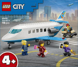 LEGO City Great Vehicles 60492 Avión de Pasajeros - caja reverso con escenas de juego