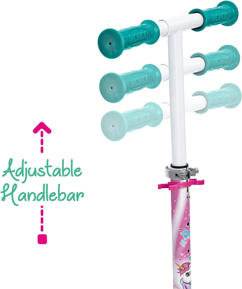 Patinete Aluminio Plegable Unicornio 2 Ruedas MONDO-28693