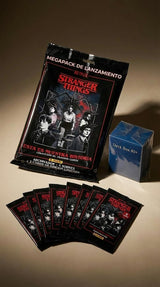 Panini Stranger Things Megapack de Lanzamiento HC Trading Cards con 8 Sobres Extra y Deckbox 80+ (vista 6)