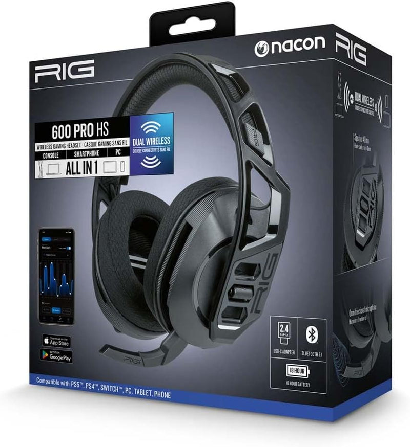 Auriculares Gaming Nacon Rig 600 Pro HS Inalámbricos