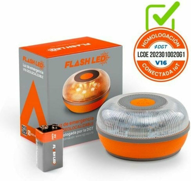 Baliza Geolocalizable Flash LED V16 Homologada DGT