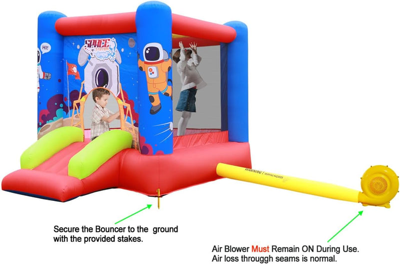 LeisureTrends Astronauts Bouncy Castle (PL1947)