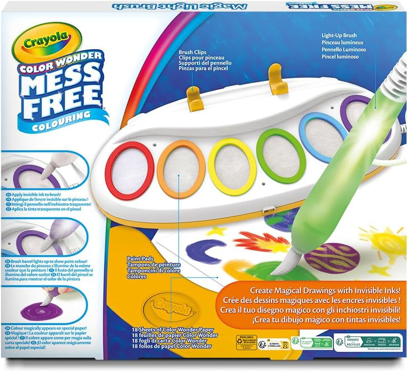 Crayola Color Wonder Pincel Mágico Luminoso - Sin Manchas