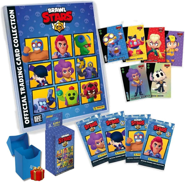 Pack Brawl Stars Temporada 2 Trading Cards Pack Inicio Archivador + 8 sobres