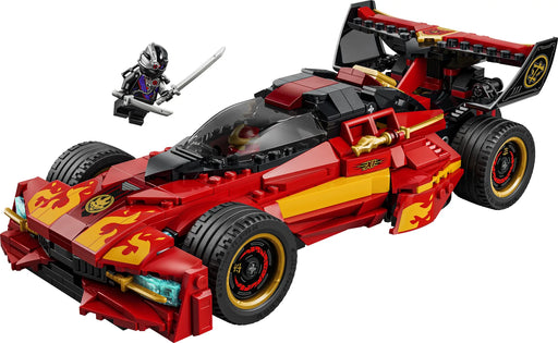 LEGO Ninjago 71867 Deportivo Ninja X-1: 15 Aniversario - producto montado sobre fondo blanco