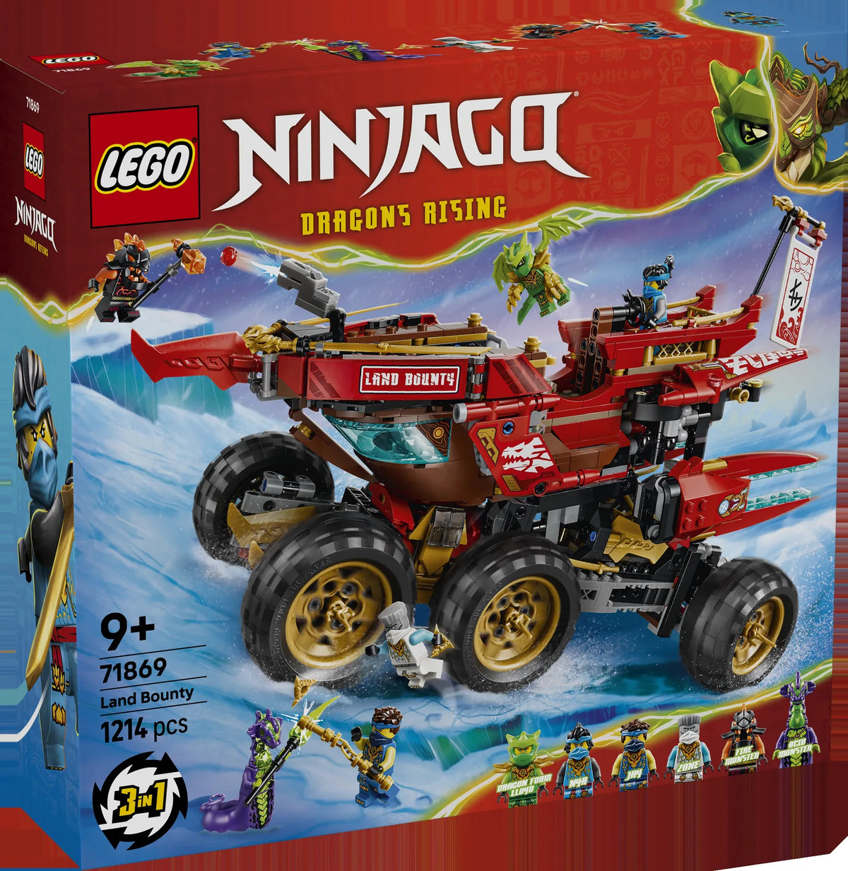 LEGO Ninjago 71869 Bounty Terrestre - caja frontal oficial