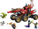 LEGO Ninjago 71869 Bounty Terrestre - producto montado sobre fondo blanco