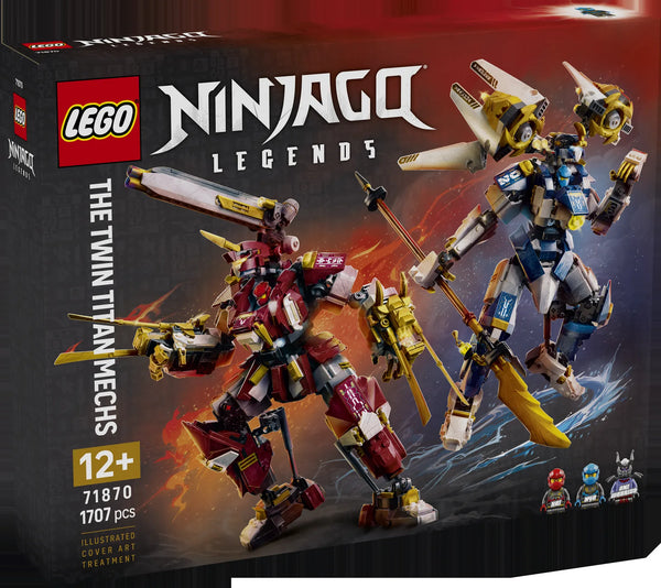 LEGO Ninjago 71870 Titanes Robot Gemelos - caja frontal oficial