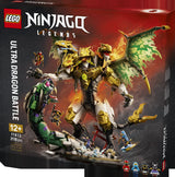 LEGO Ninjago 71872 Batalla del Ultradragón - caja lateral con detalles del set