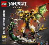 LEGO Ninjago 71872 Batalla del Ultradragón - caja reverso con escenas de juego