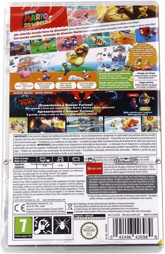 Switch SUPER MARIO 3D WORLD + BOWSER'S FURY