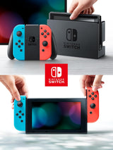Nintendo Switch con Joy-Con Azul Neón/Rojo Neón (vista 4)