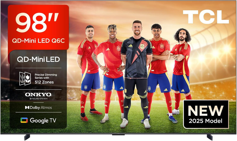 TV Tcl 98" 98C6K Uhd Miniled Googletv 144Hz Onkyo