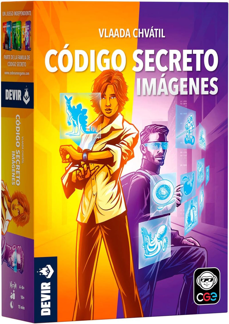 Código Secreto Imágenes BGCOSEIM - Juego de Deducción Devir