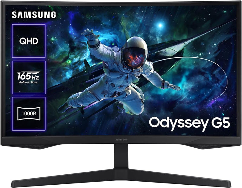Monitor Samsung 27" LS27CG552EUXEN QHD 165Hz Curvo Gaming