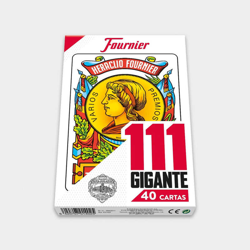 Fournier Nº 111 Baraja Grande de 40 Cartas Gigantes