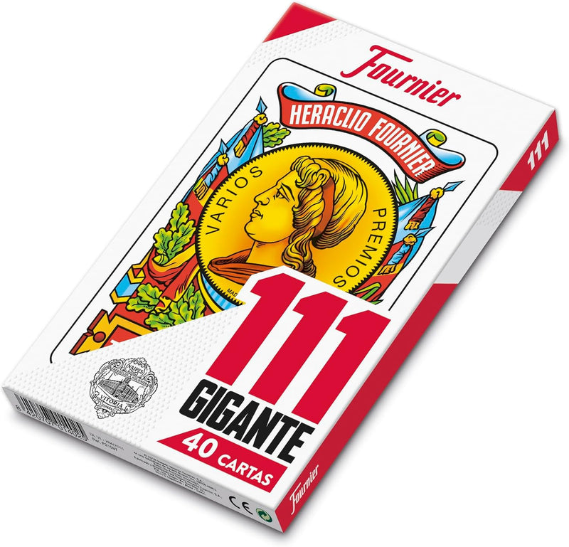 Fournier Nº 111 Baraja Grande de 40 Cartas Gigantes