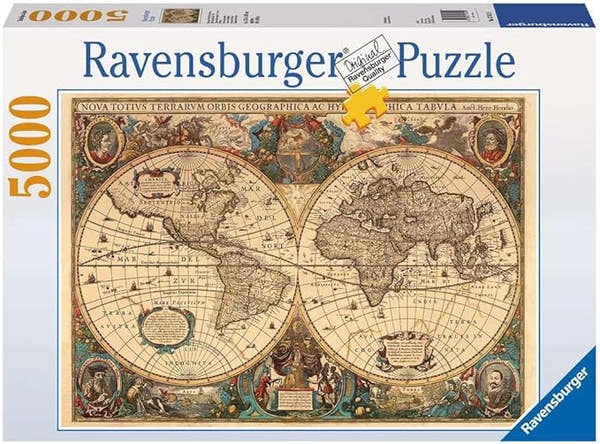 Ravensburger Puzzle 5000 Piezas Mapamundi Histórico