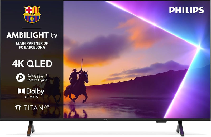 TV Philips 43 pulgadas 43PUS7810 QLED UHD 4K con Ambilight HDR10 Plus y Google TV
