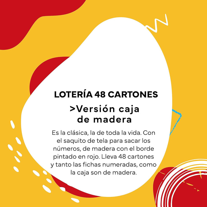 Cayro Bingo Lotto en Caja de Madera - Juego Clásico Premium CAYRO-749