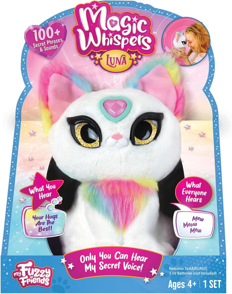 Peluche Interactivo Magic Whispers Luna BLANCO