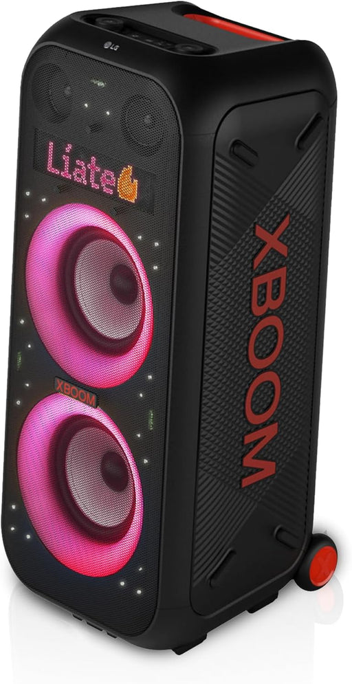 Altavoz portátil LG XBOOM DXL7T 250W con funciones DJ Bluetooth USB IPX4 y batería 20 horas
