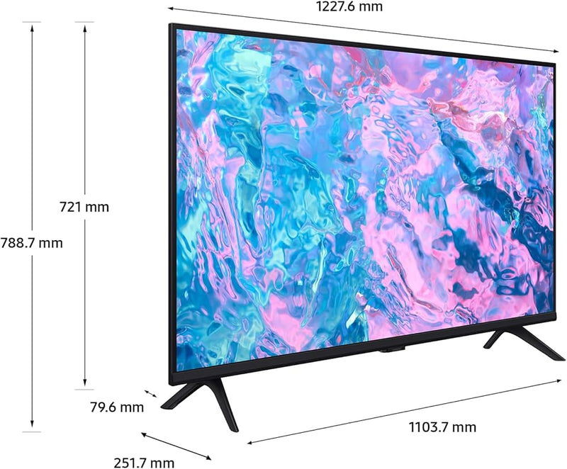 Samsung Smart TV 55" LED Crystal UHD (TU55U7025FKX)
