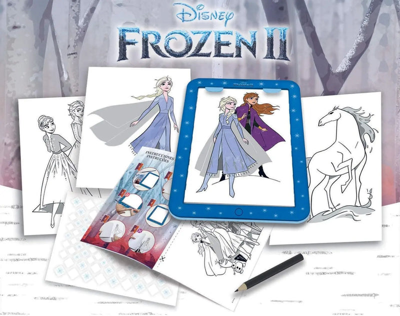 Mesa de Diseño Frozen – Mesa de Luz con Adhesivos (Educa)