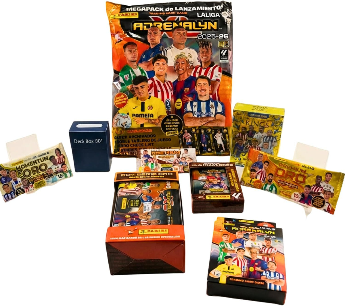 Pack Premium Coleccionista Adrenalyn XL LaLiga 2025-26 con Megapack, Tin Box, Dream Box y Pocket Box Platinum