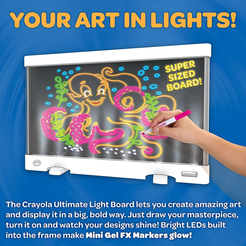 Crayola Pizarra LED De Luxe 74-7504
