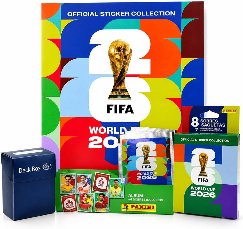 Pack Álbum + 8 Sobres Panini FIFA World Cup 2026