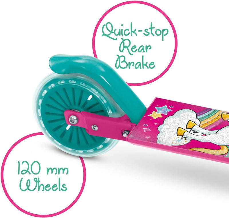 Patinete Aluminio Plegable Unicornio 2 Ruedas MONDO-28693