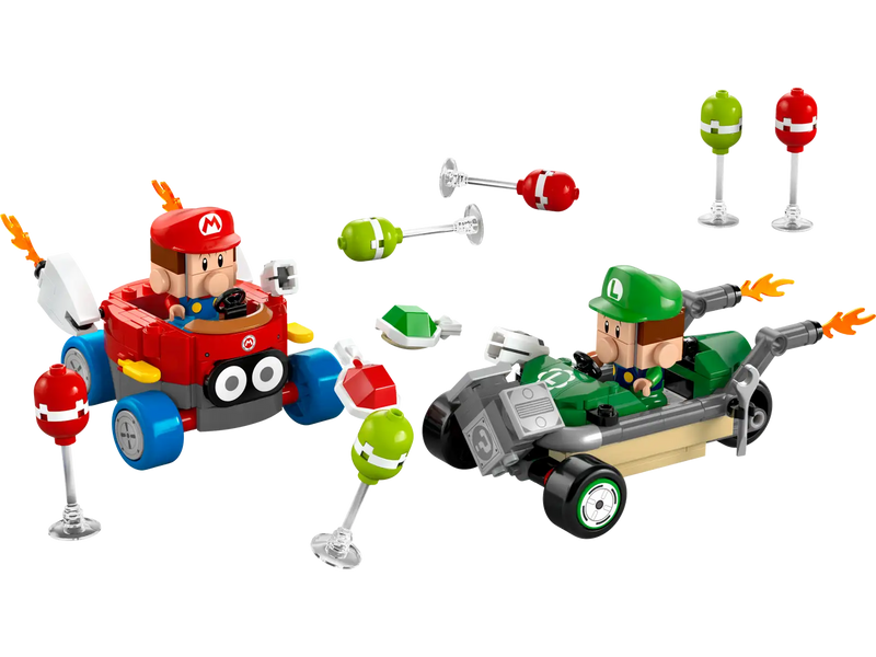 Lego Mario Kart™: Bebé Mario vs. Bebé Luigi (72034)