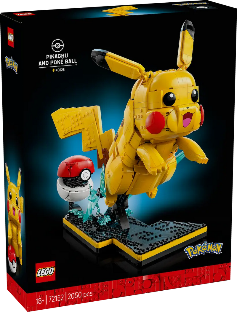 LEGO Pokémon Pikachu and Poké Ball 72152